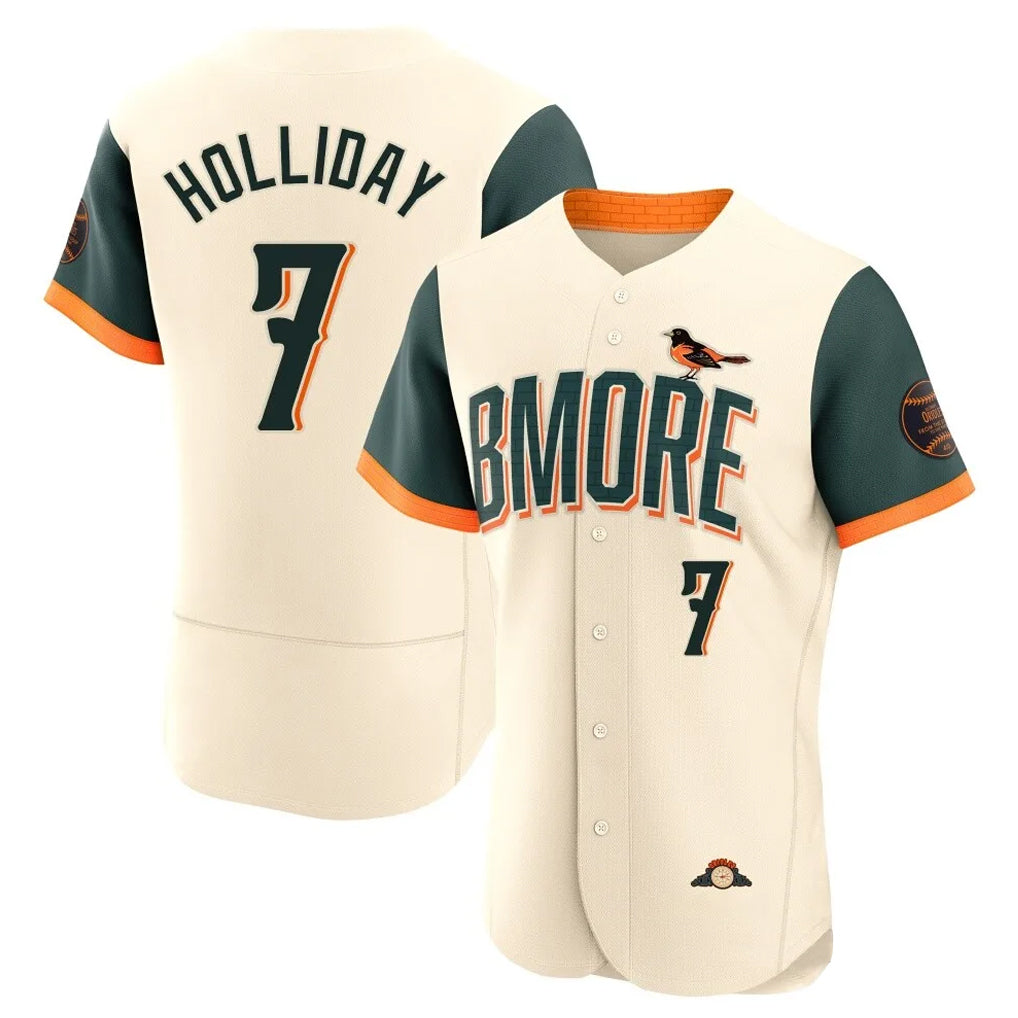B.Orioles #7 Jackson Holliday Player Cream 2026 City Connect Limited Elite Home Game Ddoa Stitched Jerseys
