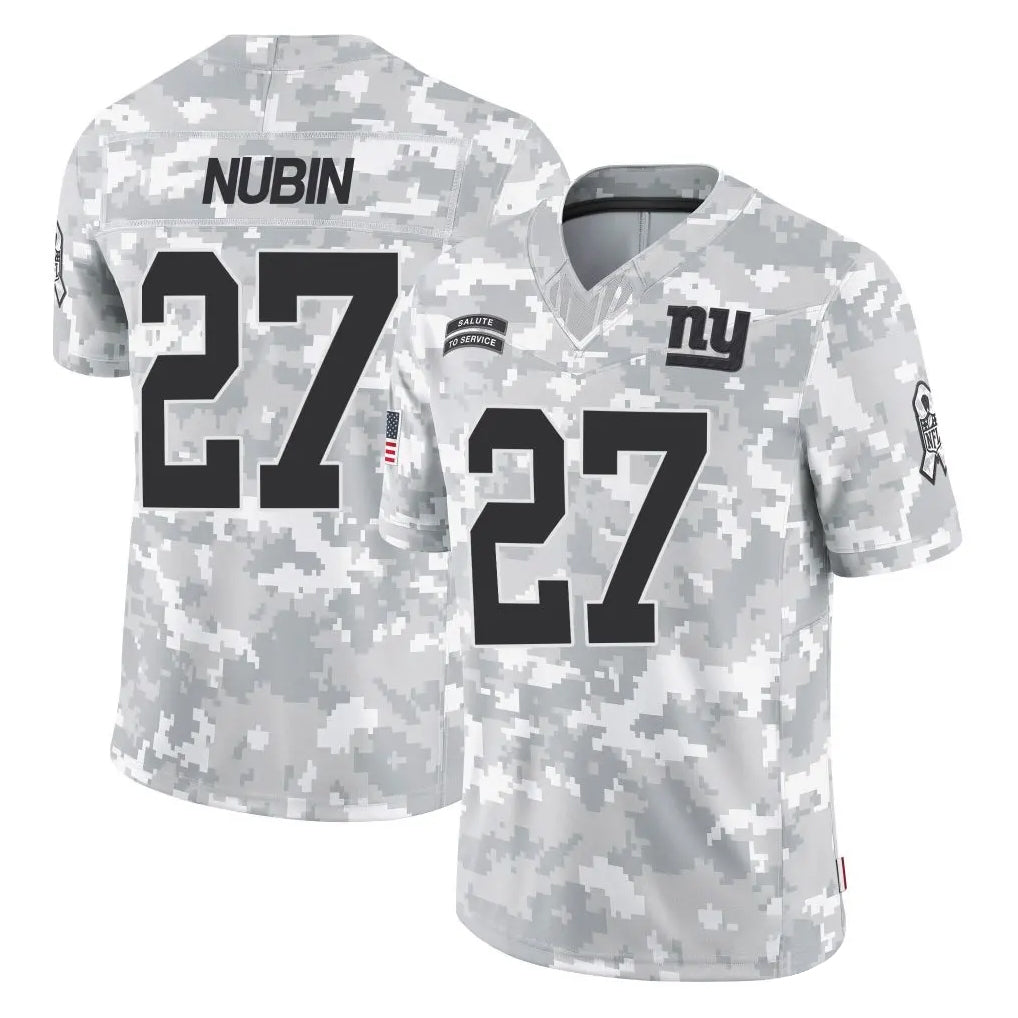 NY.Giants #27 Tyler Nubin Player Arctic Camo Salute To Service Limited Game Ddoa Stitched Jerseys