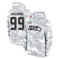 S.Seahawks #99 Leonard Williams Player Arctic Camo Limited Salute to Service Pullover Hoodies Game Ddoa Stitched Jerseys