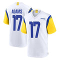 LA.Rams #17 Davante Adams Player White Home Game Ddoa Stitched Jerseys