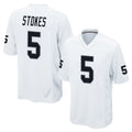 LV.Raiders #5 Eric Stokes Player White Home Game Ddoa Stitched Jerseys