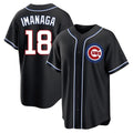 C.Cubs #18 Shota Imanaga Player Black Fashion Out Game Ddoa Stitched Jerseys