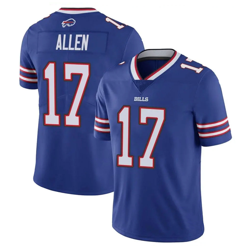 B.Bills #17 Josh Allen Player Royal Vapor Untouchable Limited Ddoa Stitched Jerseys