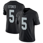 LV.Raiders #5 Eric Stokes Player Black Limited Vapor Untouchable Home Game Ddoa Stitched Jerseys