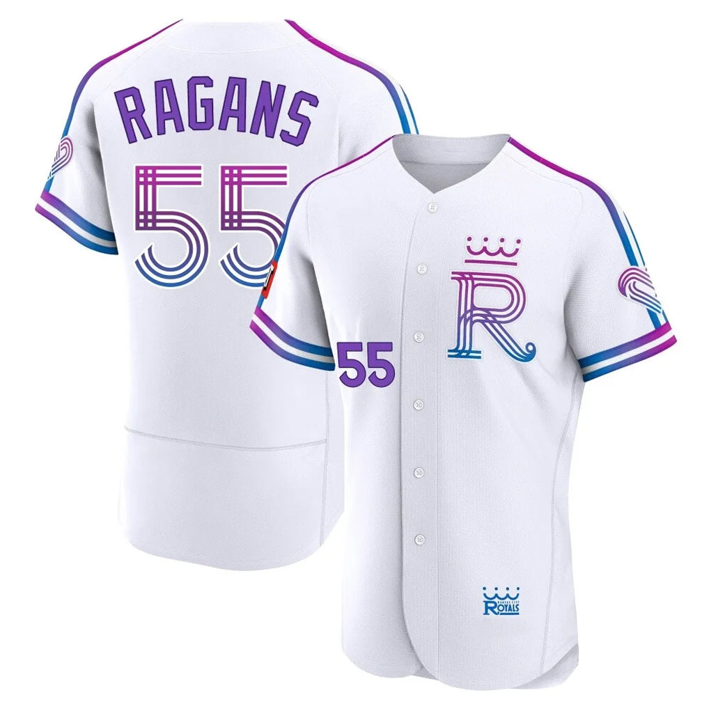 KC.Royals #55 Cole Ragans Player White 2026 City Connect Limited Elite Home Ddoa Stitched Jerseys
