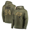 TB.Buccaneers #94 Calijah Kancey Player Olive Salute to Service Pullover Hoodie Home Game Ddoa Stitched Jerseys