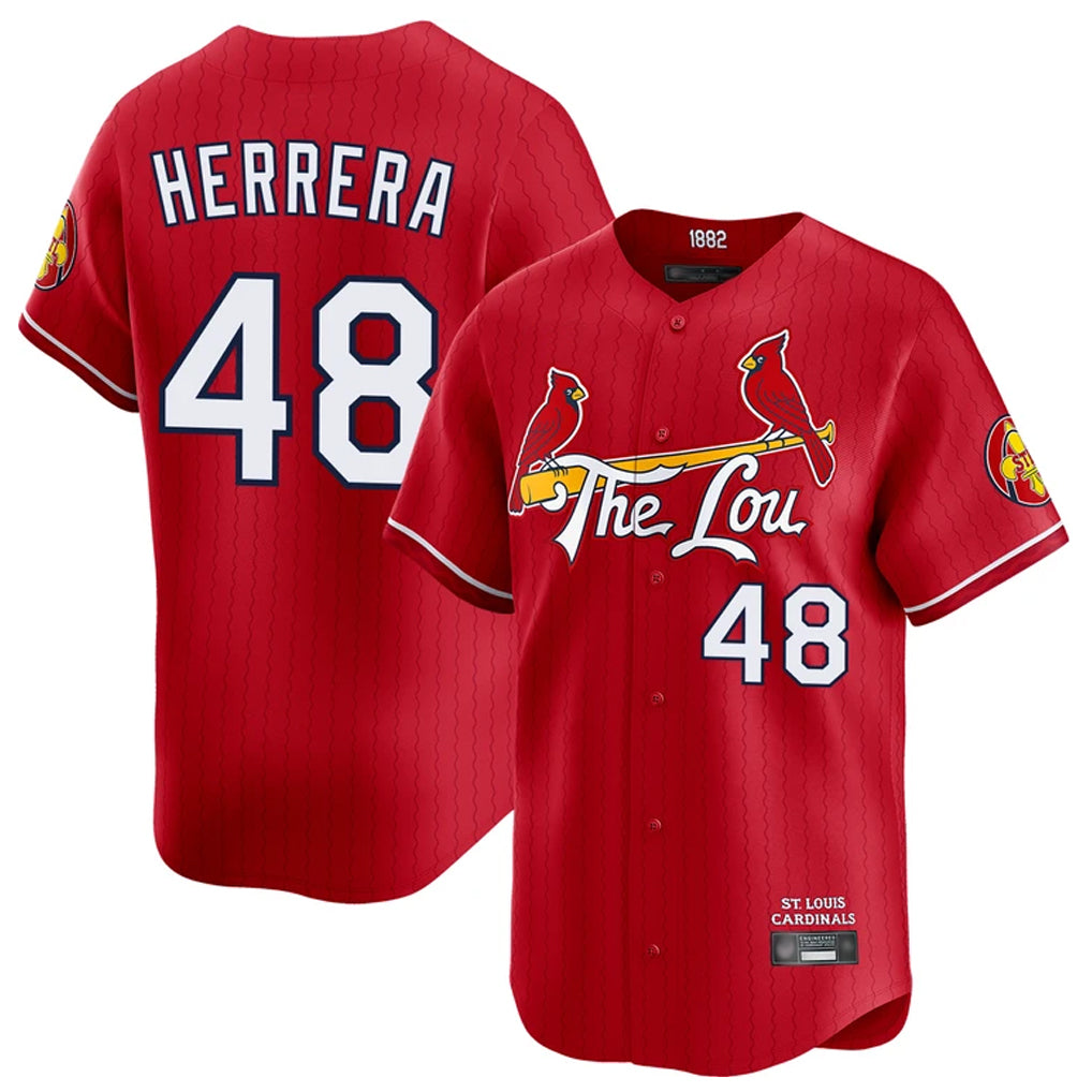 St. Louis Cardinals #48 Ivan Herrera Player Red City Connect Limited Ddoa Stitched Jerseys