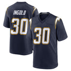 LA.Chargers #30 Alec Ingold Player Navy Alternate Home Game Ddoa Stitched Jerseys