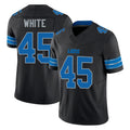D.Lions #45 Devin White Player Black Alternate Vapor F.U.S.E. Limited Home Game Ddoa Stitched Jerseys