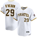 P.Pirates #29 Ryan O'Hearn Player White Home Limited Ddoa Stitched Jerseys