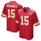 KC.Chiefs #15 Patrick Mahomes Player Red Home Game Ddoa Stitched Jerseys