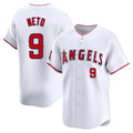 LA.Angels #9 Zach Neto Player White Limited Home Ddoa Stitched Jerseys