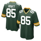 GB.Packers #85 Tucker Kraft Player Green Home Game Ddoa Stitched Jerseys