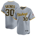 P.Pirates #30 Paul Skenes Player Gray Road Home Limited Ddoa Stitched Jerseys