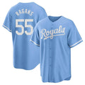 KC.Royals #55 Cole Ragans Player Light Blue Home Game Ddoa Stitched Jerseys