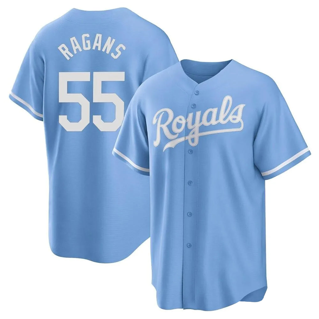 KC.Royals #55 Cole Ragans Player Light Blue Home Game Ddoa Stitched Jerseys