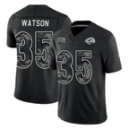 LA.Rams #35 Jaylen Watson Player Black Limited 2026 Salute to Service Home Game Ddoa Stitched Jerseys
