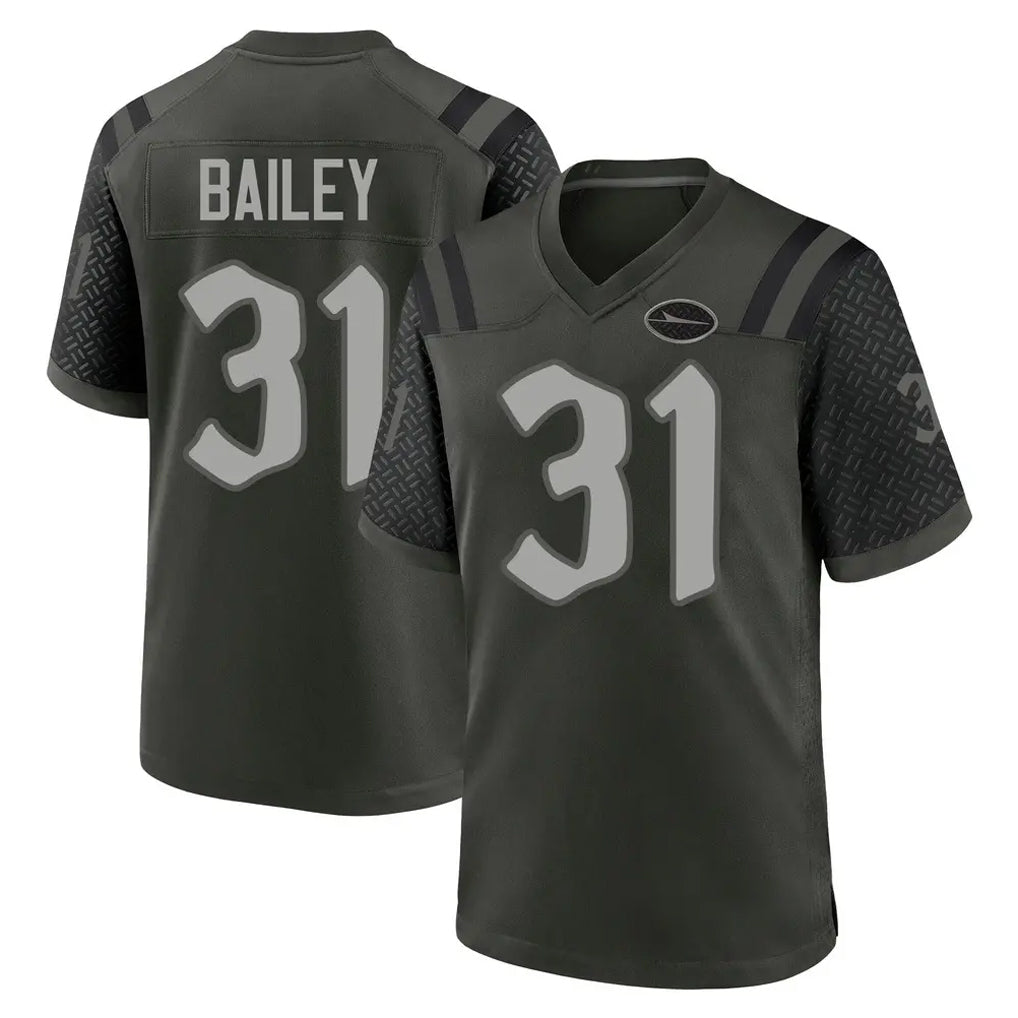 NY.Jets #31 David Bailey Player Green 2025 Rivalries Collection Home Game Ddoa Stitched Jerseys