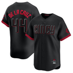 C.Reds #44 Elly De La Cruz Player Black City Connect Limited Ddoa Stitched Jerseys
