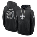 NO.Saints #21 Justin Reid Player 2026 Black Logo Pullover Hoodies Limited Game Ddoa Stitched Jerseys