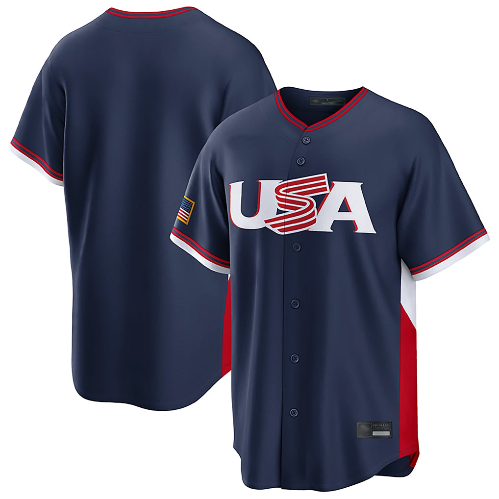 NY.Yankees ## Yankees Blank Player Navy USA 2026 World Classic Limited Game Ddoa Stitched Jerseys