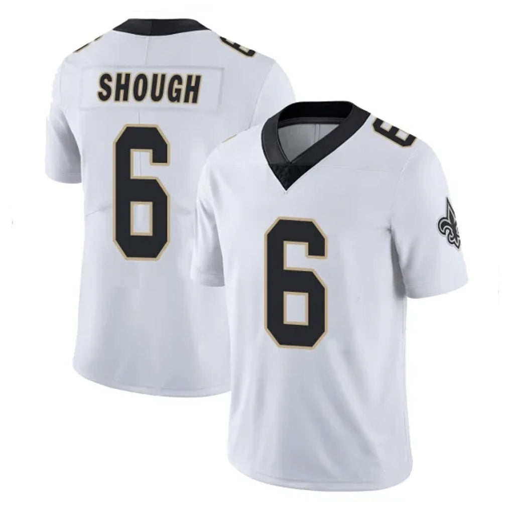 NO.Saints #6 Tyler Shough Player White Limited Vapor Untouchable Home Game Ddoa Stitched Jerseys