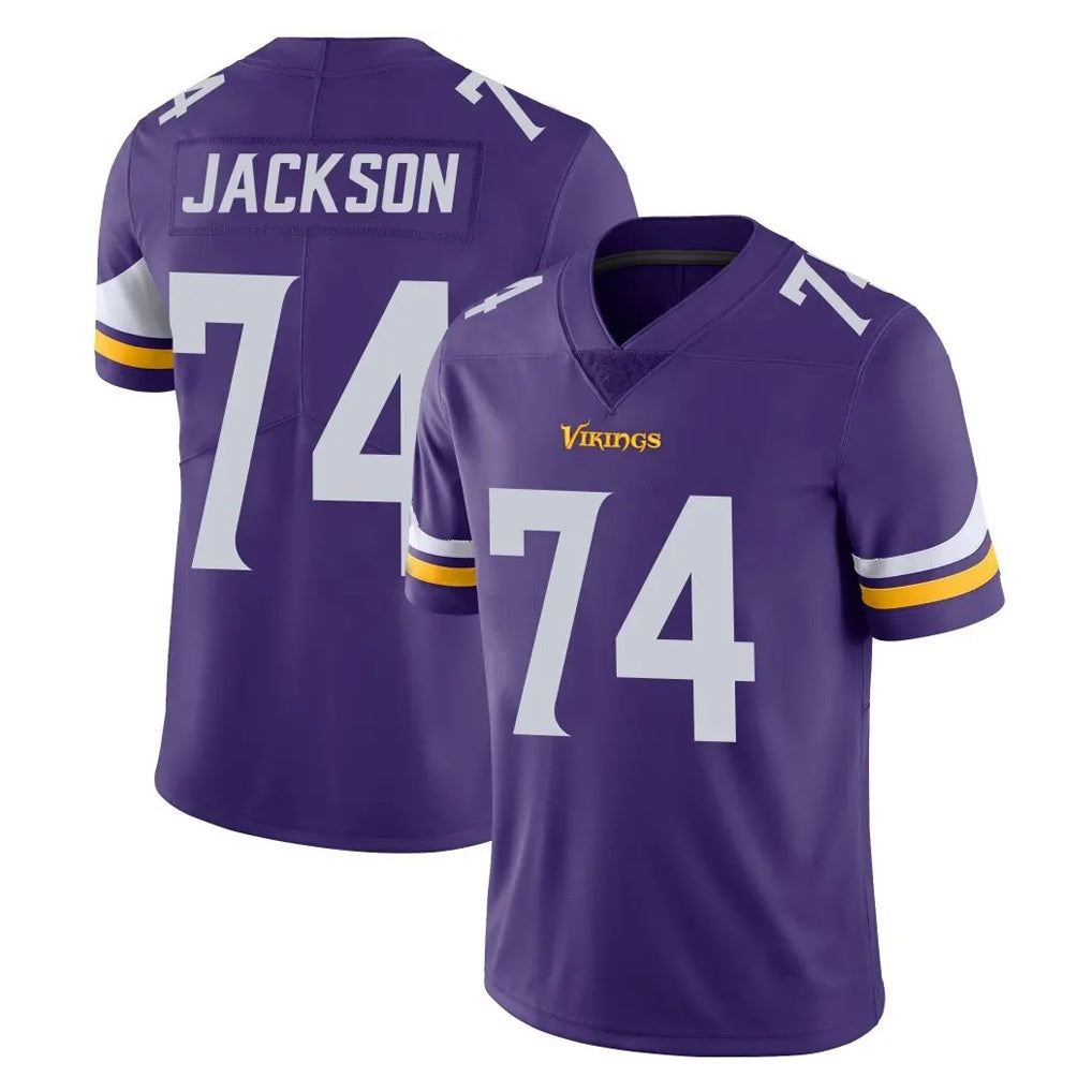 MN.Vikings #74 Donovan Jackson Player Purple Limited Vapor Untouchable Home Game Ddoa Stitched Jerseys