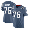 NE.Patriots #76 Morgan Moses Player Blue Limited Rivalries Collection Home Game Ddoa Stitched Jerseys