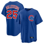 C.Cubs #25 Mois¨¦s Ballesteros Player Royal Home Game Ddoa Stitched Jerseys