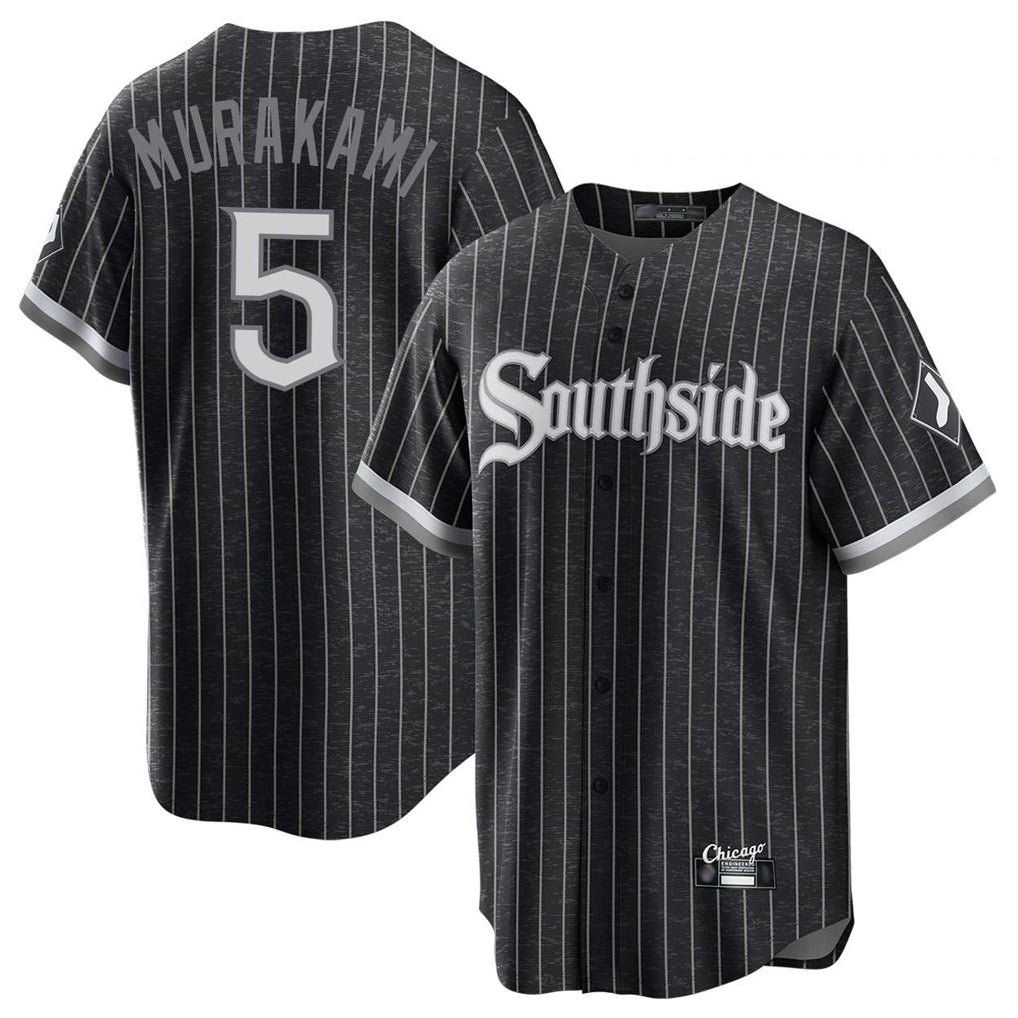 C.White Sox #5 Munetaka Murakami Player Black City Connect Home Game Ddoa Stitched Jerseys