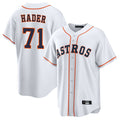 H.Astros #71 Josh Hader Player White Home Game Ddoa Stitched Jerseys