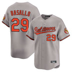 B.Orioles #29 Samuel Basallo Player Gray Limited Home Game Ddoa Stitched Jerseys