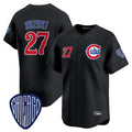 C.Cubs #27 Seiya Suzuki Player Black Vapor Premier Limited Home Ddoa Stitched Jerseys