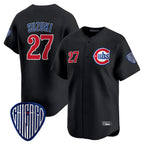 C.Cubs #27 Seiya Suzuki Player Black Vapor Premier Limited Home Ddoa Stitched Jerseys