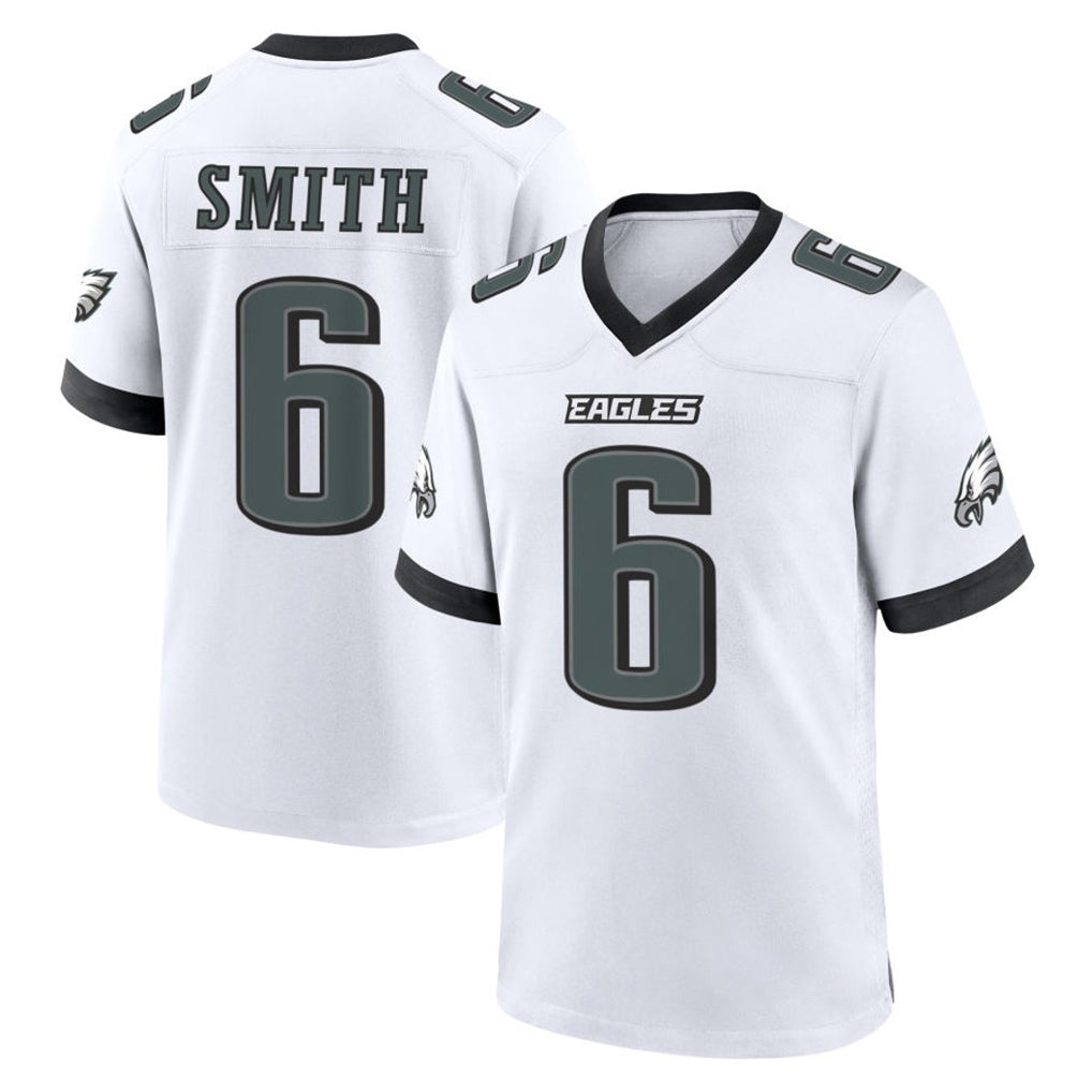 P.Eagles #6 DeVonta Smith Player White Game Home Ddoa Stitched Jerseys