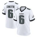 P.Eagles #6 DeVonta Smith Player White Game Home Ddoa Stitched Jerseys