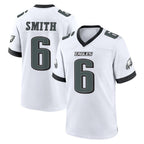 P.Eagles #6 DeVonta Smith Player White Game Home Ddoa Stitched Jerseys