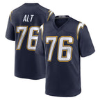 LA.Chargers #76 Joe Alt Player Navy Alternate Home Game Ddoa Stitched Jerseys