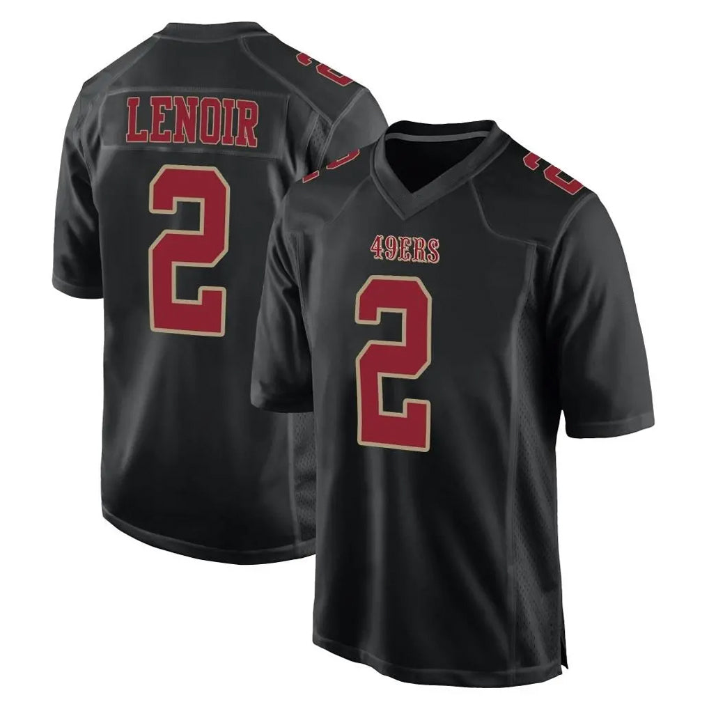 SF.49ers #2 Deommodore Lenoir Player Black Fashion Home Game Ddoa Stitched Jerseys