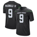 NY.Jets #9 Will McDonald IV Player Stealth Black Home Game Ddoa Stitched Jerseys