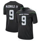 NY.Jets #9 Will McDonald IV Player Stealth Black Home Game Ddoa Stitched Jerseys