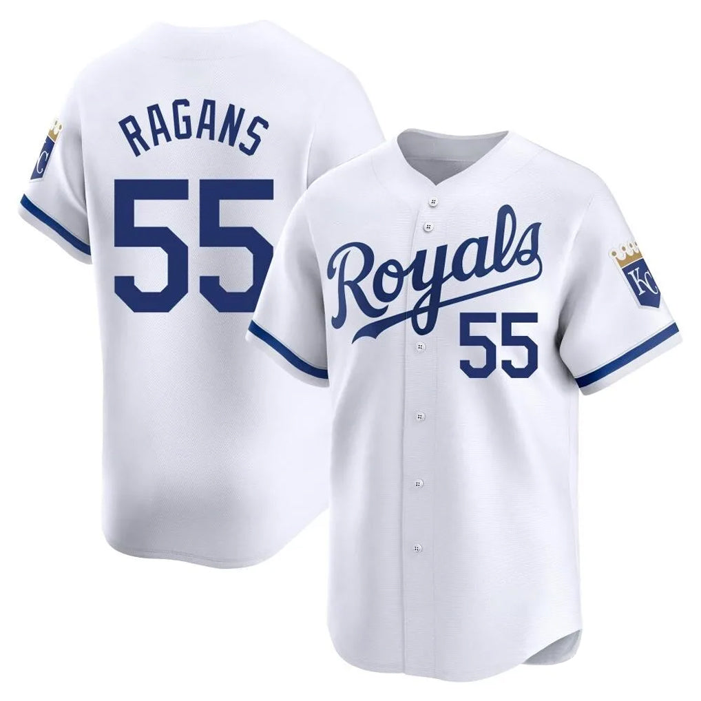 KC.Royals #55 Cole Ragans Player White Alt Limited Home Ddoa Stitched Jerseys