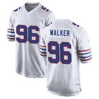 B.Bills #96 Deone Walker Player White Alternate Game Ddoa Stitched Jerseys