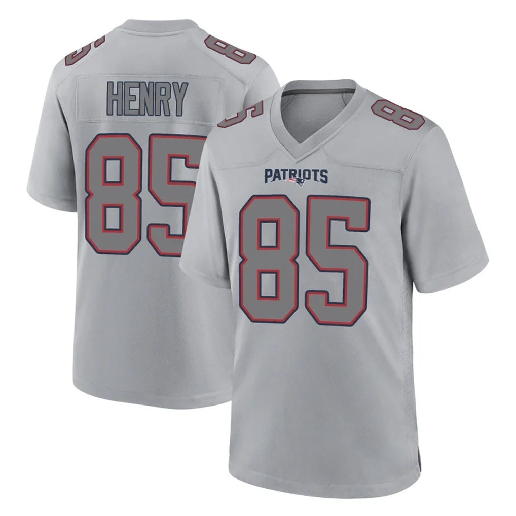 NE.Patriots #85 Hunter Henry Player Gray Fashion Limited Home Game Ddoa Stitched Jerseys