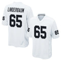 LV.Raiders #65 Tyler Linderbaum Player White Home Game Ddoa Stitched Jerseys