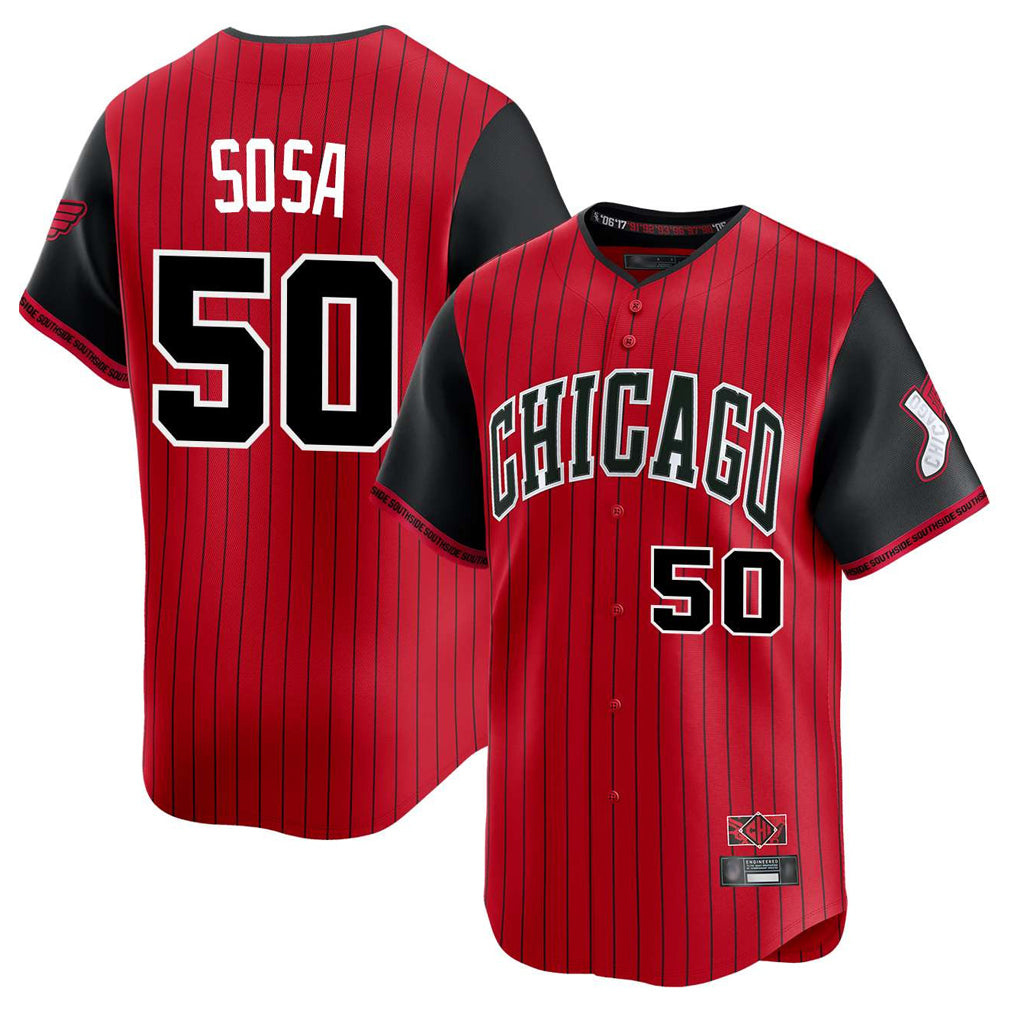 C.White Sox #50 Lenyn Sosa Player Red City Connect Limited Home Ddoa Stitched Jerseys