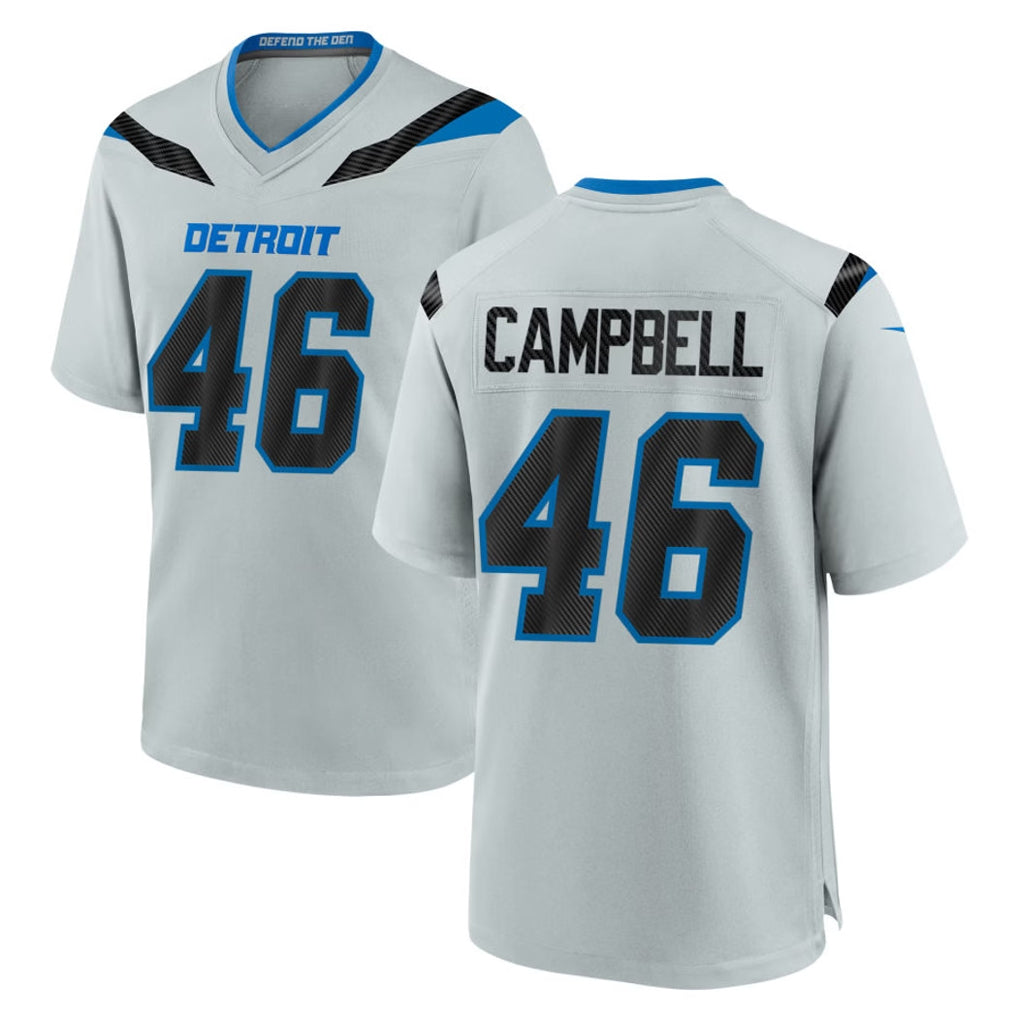 D.Lions #46 Jack Campbell Player Silver 2026 Rivalries Collection Home Game Ddoa Stitched Jerseys