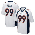 D.Broncos #99 Zach Allen Player White Game Ddoa Stitched Jerseys