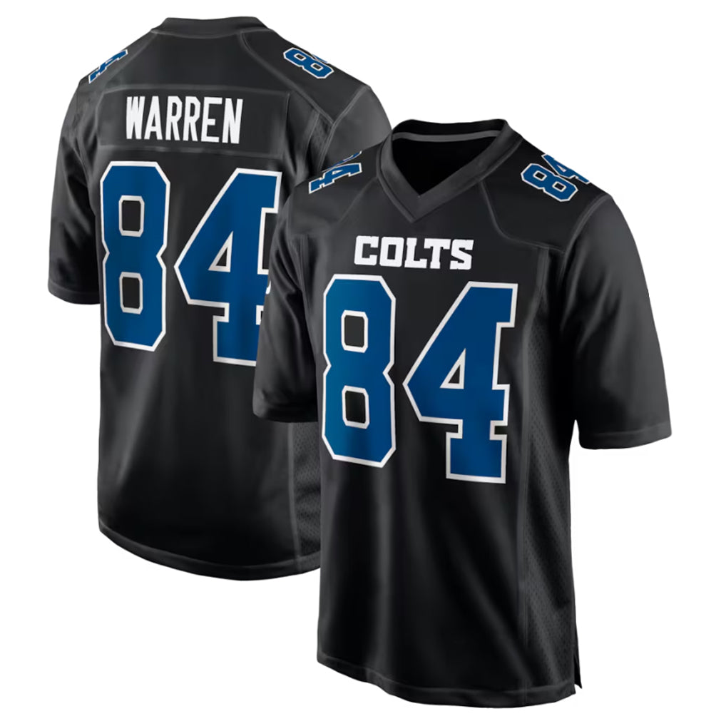 IN.Colts #84 Tyler Warren Player Black Fashion Limited Game Ddoa Stitched Jerseys