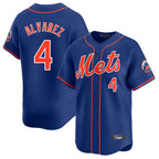 NY.Mets #4 Francisco Alvarez Player Royal Home Limited Ddoa Stitched Jerseys